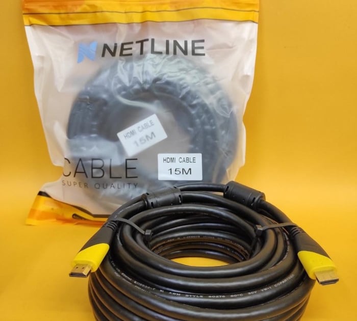 Jual Kabel HDMI 15M METLINE Gold Plate - Kabel HDMI 15…