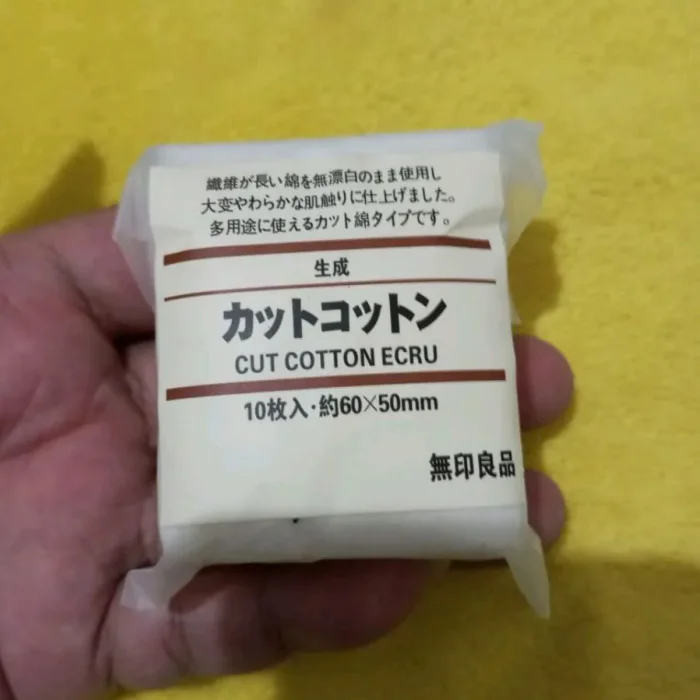 Jual Kapas Organik Muji Cut Cotton Ecru 10 Lembar 60x50mm Jual Kapas Organik Muji Cut Cotton Ecru 10 Lembar 60x50mm