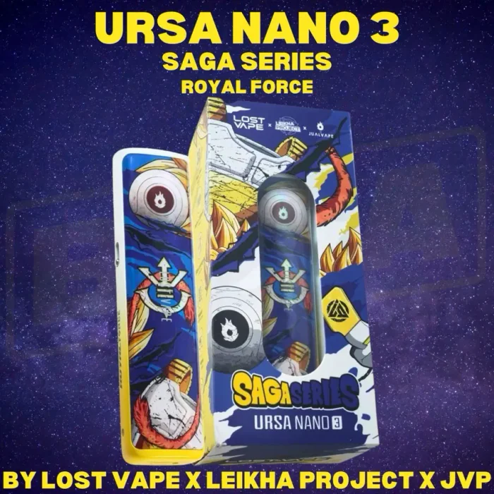 Jual URSA NANO 3 POD KIT SAGA SERIES ROYAL FORCE BY LOST Jual URSA NANO 3 POD KIT SAGA SERIES ROYAL FORCE BY LOST