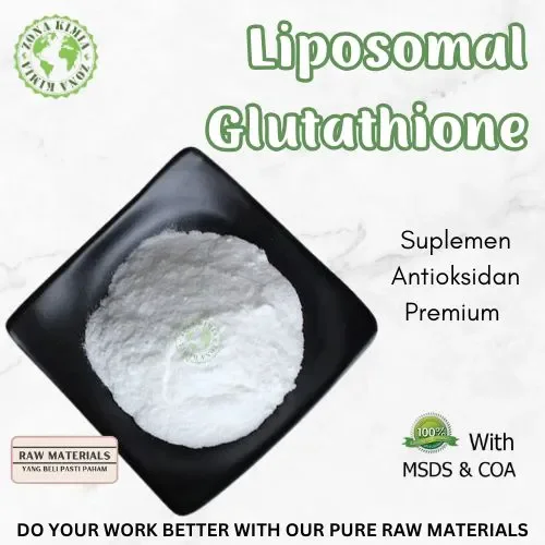 jual glutathione bubuk Powder Untuk Kapsul / Pure Gluta Suplemen BJ Tinggi Food Grade/ Glutathion 50gr Gluta Drink Powder Murni Kualitas Terbaik Jual Liposomal Glutathione Antioksidan Premium