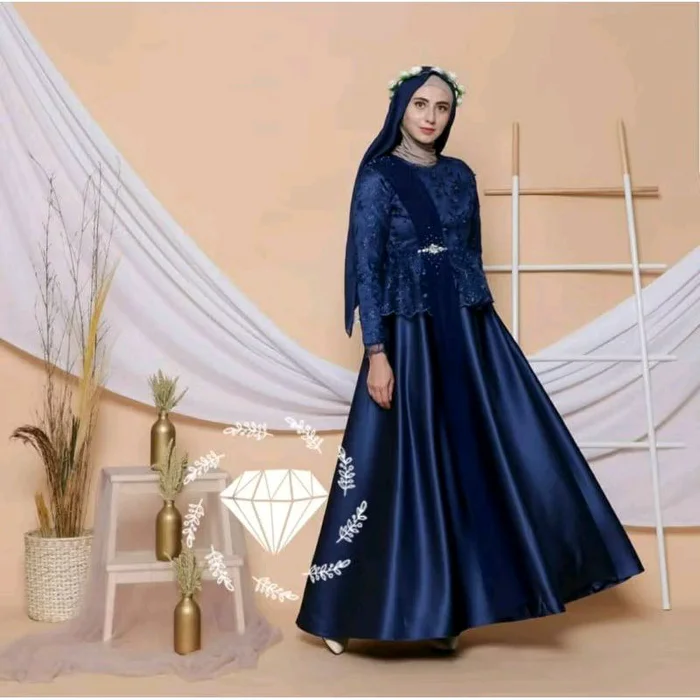 dress satin brokat 8 Model Baju Bridesmaid Satin Brokat yang Stylish, Cocok untuk Segala Bentuk Tubuh