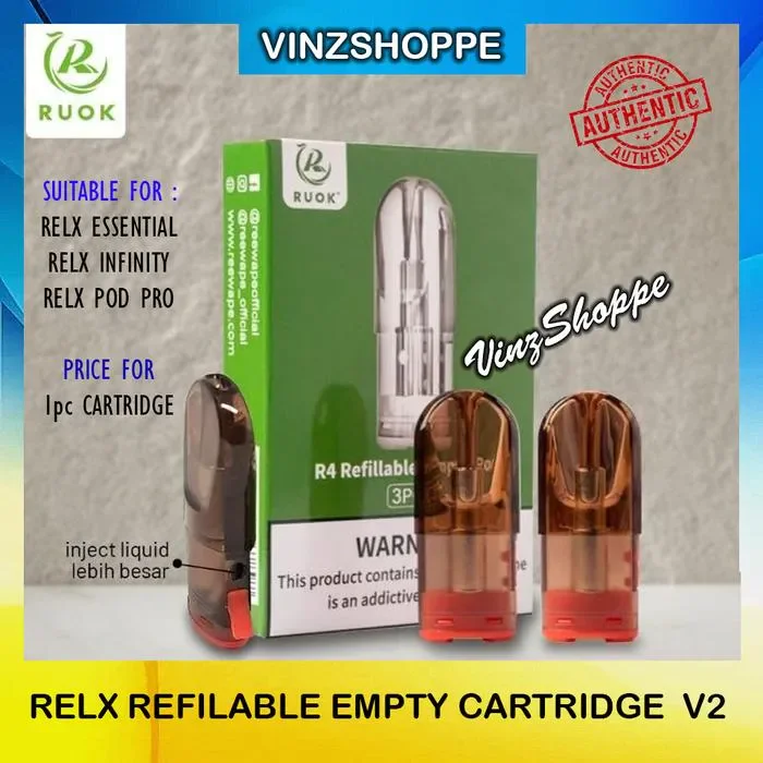 Jual Cartridge Kosong Relx Infinity - Essential - Pod Pro - Jual Cartridge Kosong Relx Infinity - Essential - Pod Pro -