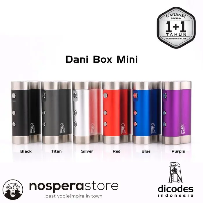 Dicodes Dani mini Dicodes - DANI BOX MINI 80W - Blue vape Dicodes Dani mini Dicodes - DANI BOX MINI 80W - Blue vape