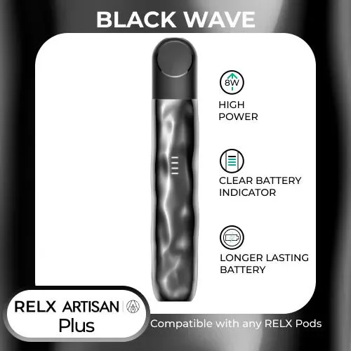 Jual RELX Artisan Plus Device - Black Wave dengan Harga Jual RELX Artisan Plus Device - Black Wave dengan Harga