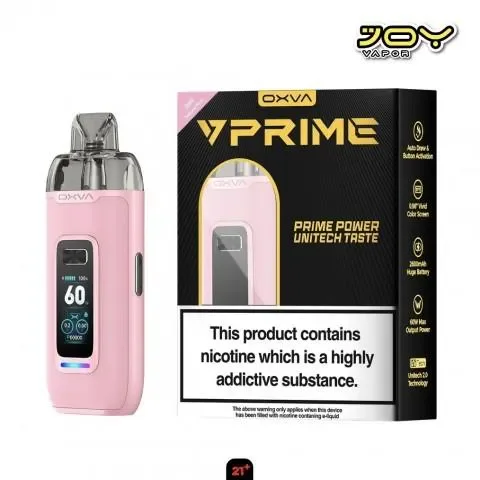 Jual Pod Oxva VPrime Sakura PInk 60W 2600mAH Authentic / Jual Pod Oxva VPrime Sakura PInk 60W 2600mAH Authentic /