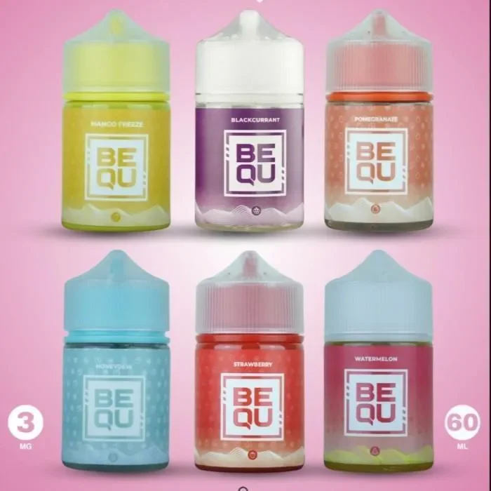 Jual E-Liquid BEQU Freebase 60ml 3mg by FVS Distribution Jual E-Liquid BEQU Freebase 60ml 3mg by FVS Distribution