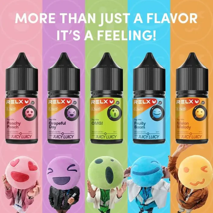 Jual E-Liquid Relx Juicy Luicy Saltnic New Series 30Ml Jual E-Liquid Relx Juicy Luicy Saltnic New Series 30Ml