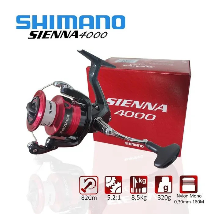 harga reel shimano sienna 4000 fb Fishing FE : Buy Online at Best Price in KSA The Shimano Mulinello Sienna FG 4000 it is a popular spinning reel known for its considerable value Shimano - Sienna Fg Spinning
