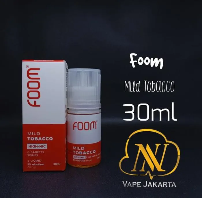 foom tobacco Indonesia W3 02 Liquid Foom Mild Tobacco Saltnic